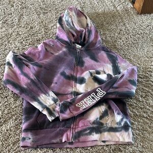 Tie dye hoodie from pink Victoria’s Secret XS